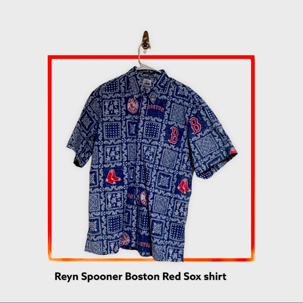 Reyn Spooner Boston Red Sox aloha shirt L